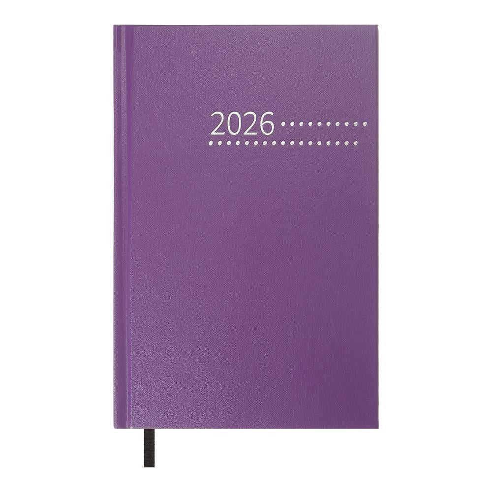 Щоденник датований 2026 Buromax Zest A5 320 стор. Фіолетовий (BM.21167-07)