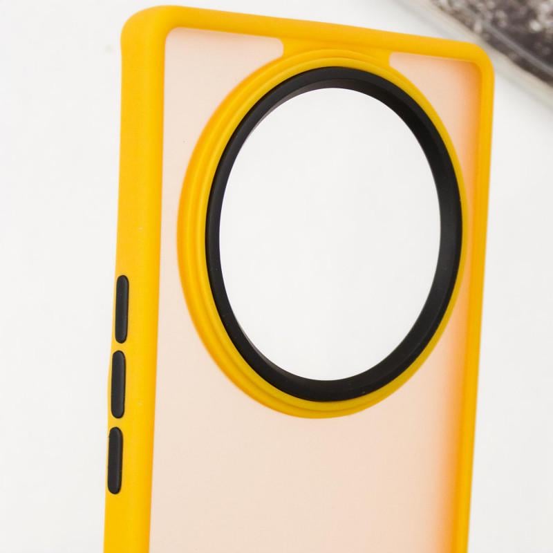 Противоударный чехол TPU+PC Lyon Frosted для Motorola Moto E40 Orange - фото 5