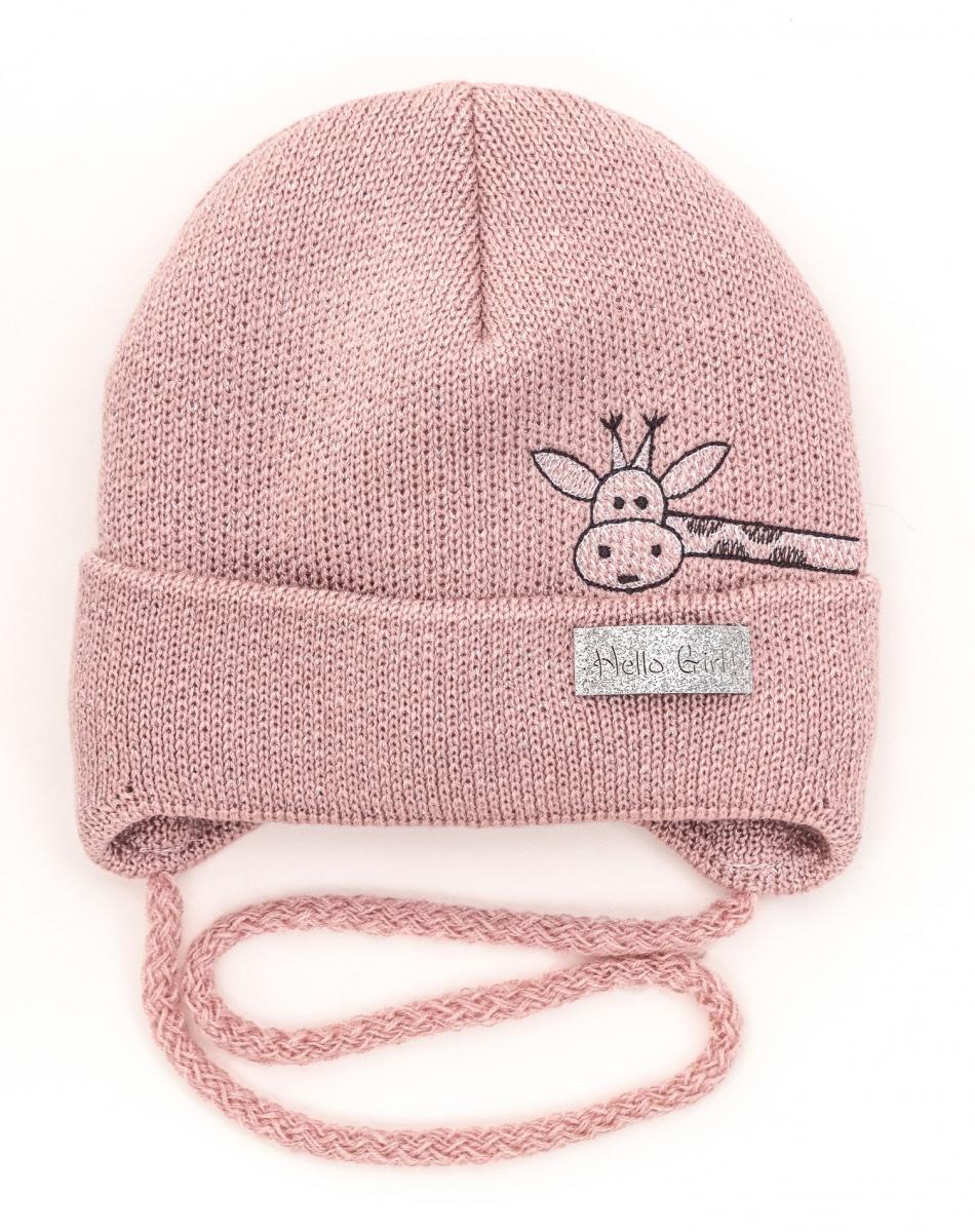 Шапка детская зимняя Alex Джина 42-46 см Пудровый