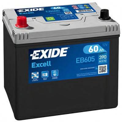 Аккумулятор EXIDE EXCELL L EN480 60 Ah-12 V 230х172х220 мм (EB605)