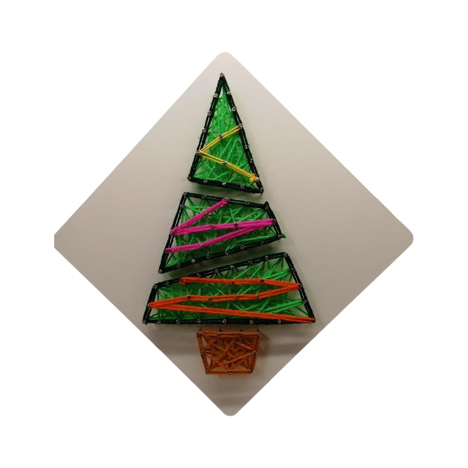 Творчий набір стрінг-арт "Ялинка" 200х200 мм (30686920)