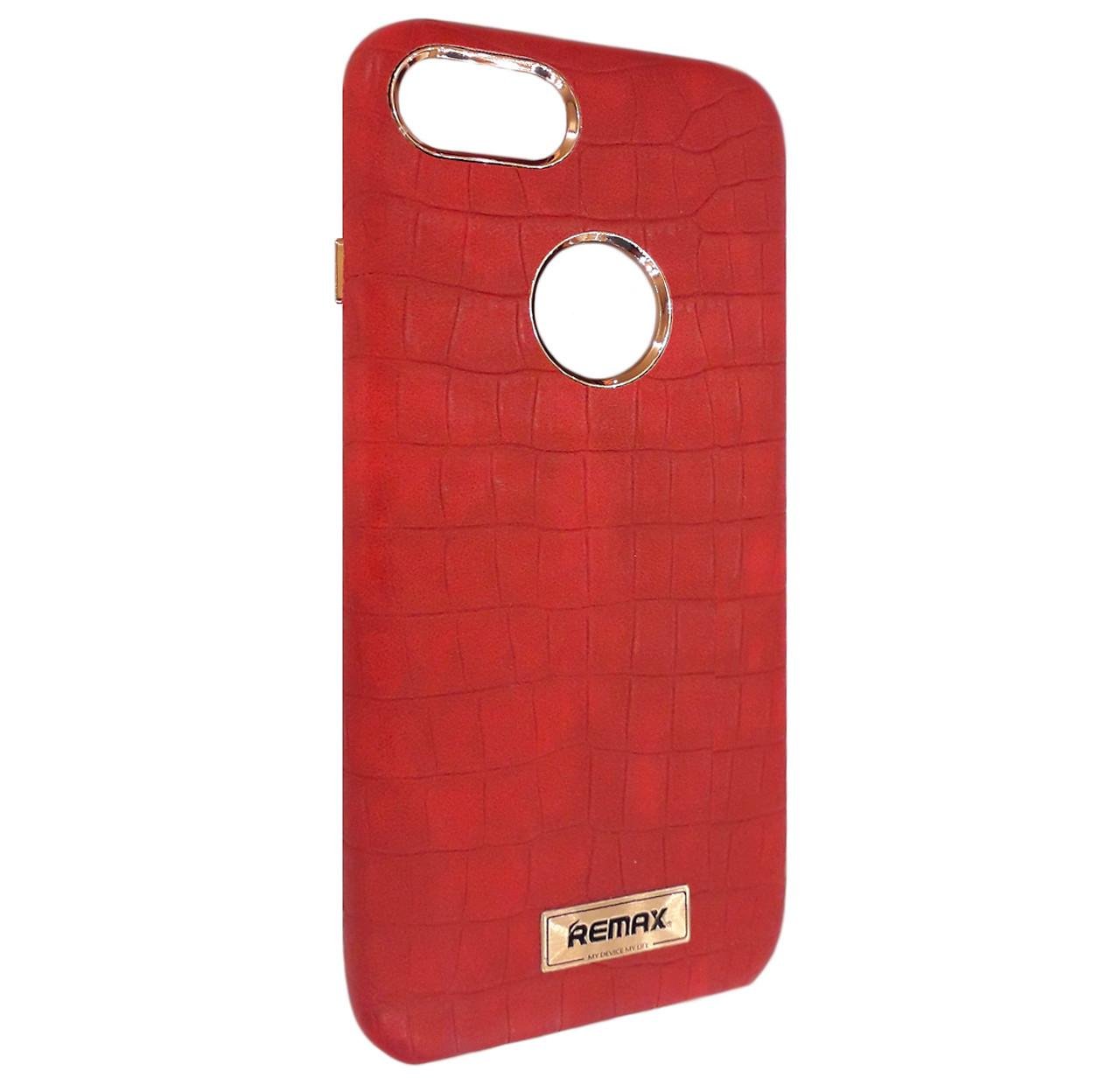 Кожаный чехол-накладка Remax Maso Series for iPhone 7/8/SE 2020, Red - фото 4