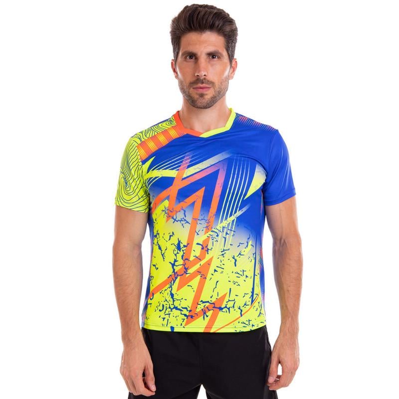 Футболка мужская Lingo LD-7329 L Синий/Салатовый