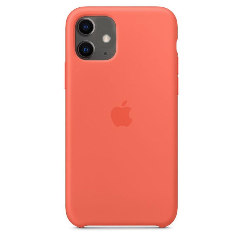 Чехол-накладка Apple Silicone Case for iPhone 11, Clementine (Orange) (HC)