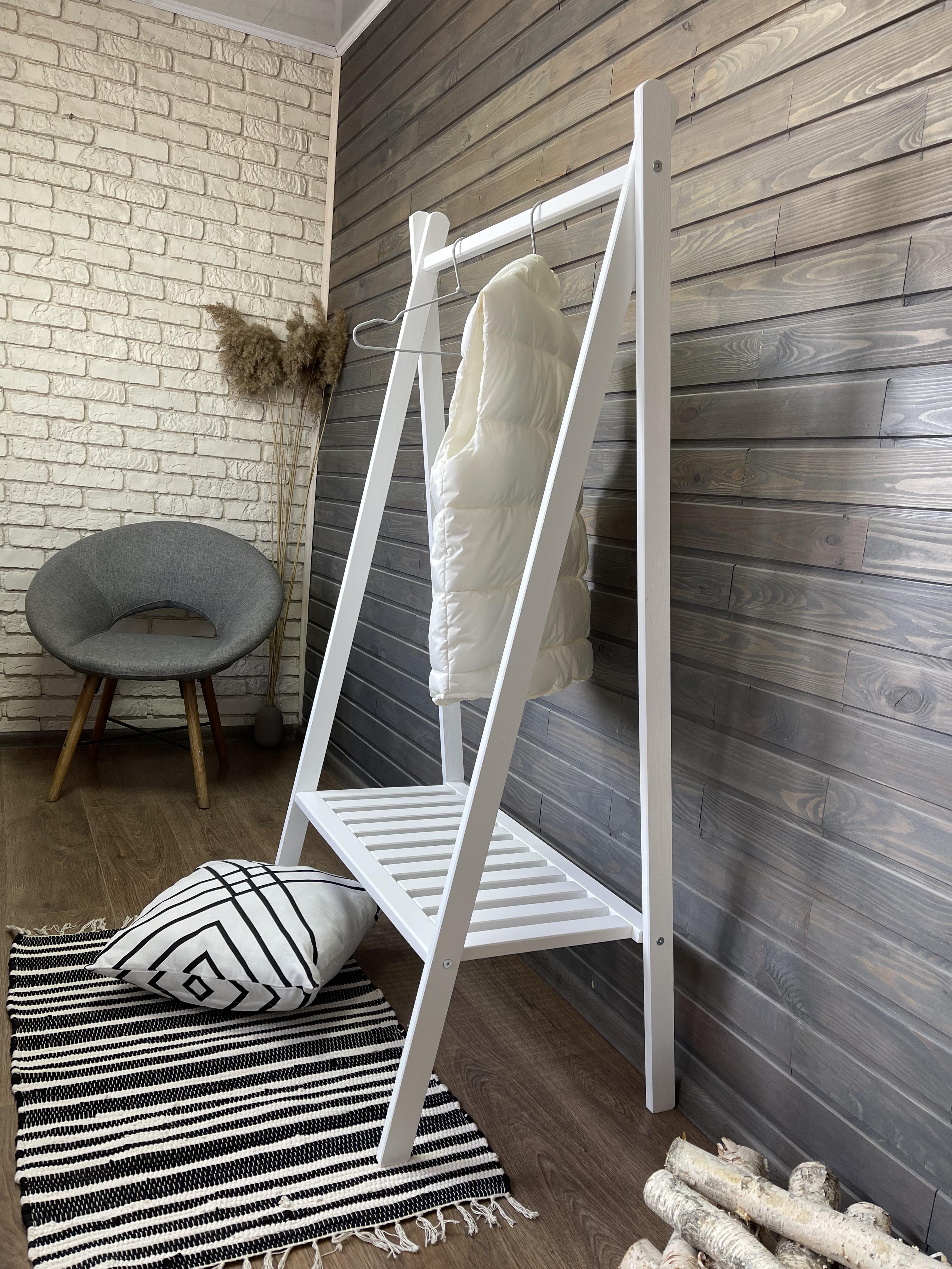 Стойка для одежды напольная деревянная 80х50х148 см (id_250) - фото 9 Стойка для одежды напольная деревянная 80х50х148 см (id_250) - фото 9