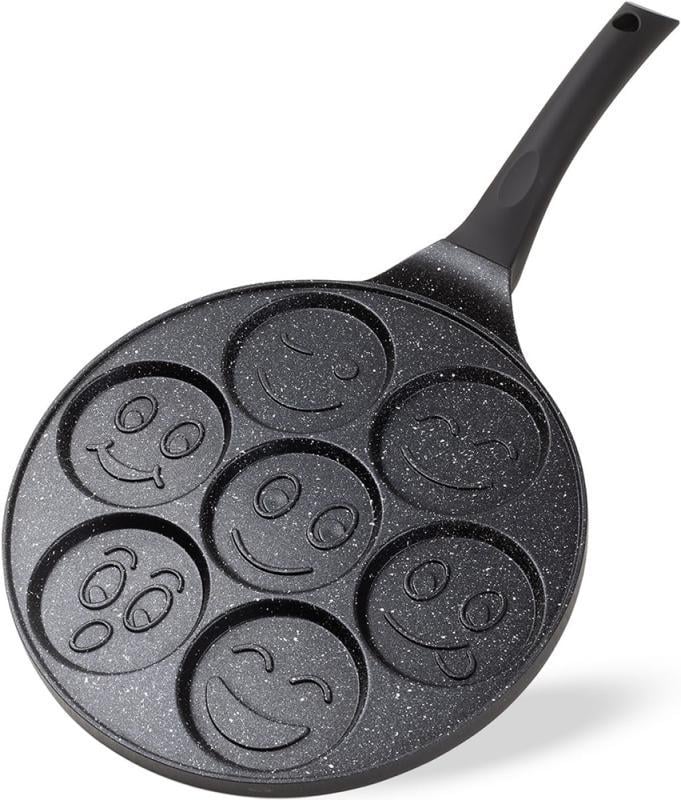 Сковорода Kamille Улыбка с антипригарным покрытием Ø26 см для оладий