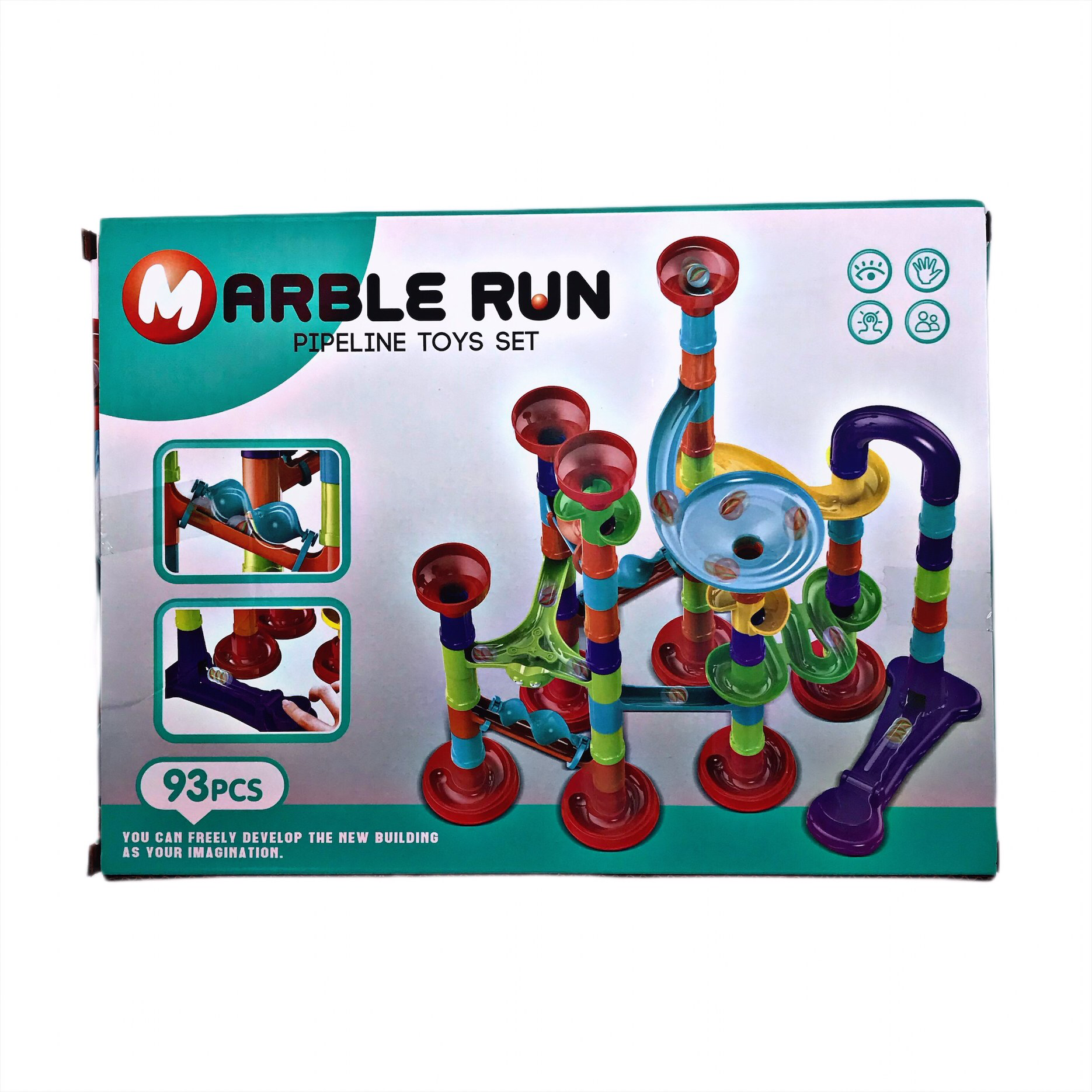 Конструктор-лабиринт Marble Run 93 детали