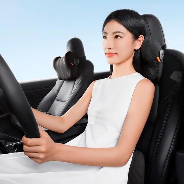 Подушка BASEUS ComfortRide Series Car Headrest Black (C20036400111-00) - фото 5 Подушка BASEUS ComfortRide Series Car Headrest Black (C20036400111-00) - фото 5