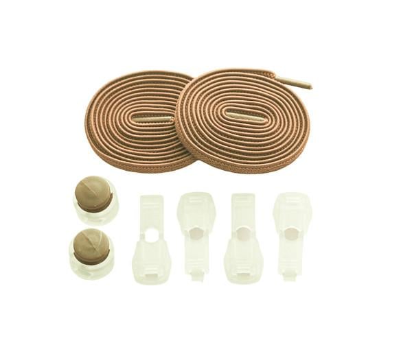 Шнурки еластичні із регульованою пряжкою без зав'язок 1 м Бежевий - фото 1 Шнурки еластичні із регульованою пряжкою без зав'язок 1 м Бежевий - фото 1