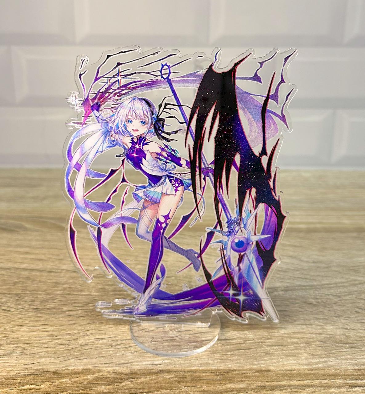 Фигурка коллекционная акриловая Аниме Проект Белая Кошка Сая человек, который контролирует Разрушение 15 см (2131836249)