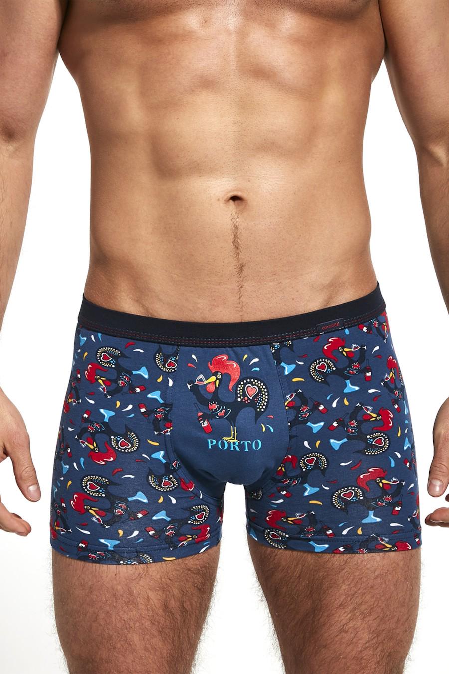 Трусы боксеры Cornette р. 46/S Сине-красный (68410) Трусы боксеры Cornette р. 46/S Сине-красный (68410)