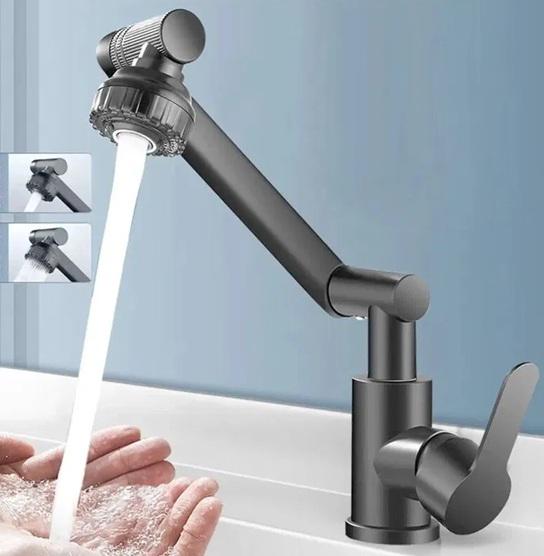 Поворотный смеситель трансформер кран для раковины и умывальника из ABS santex Universal - фото 3 Поворотный смеситель трансформер кран для раковины и умывальника из ABS santex Universal - фото 3