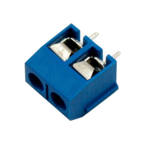 Колодка клеммная на 2 контакта KF301-2P шаг 5 мм 10 А 10 шт. Blue (285121) Колодка клеммная на 2 контакта KF301-2P шаг 5 мм 10 А 10 шт. Blue (285121)
