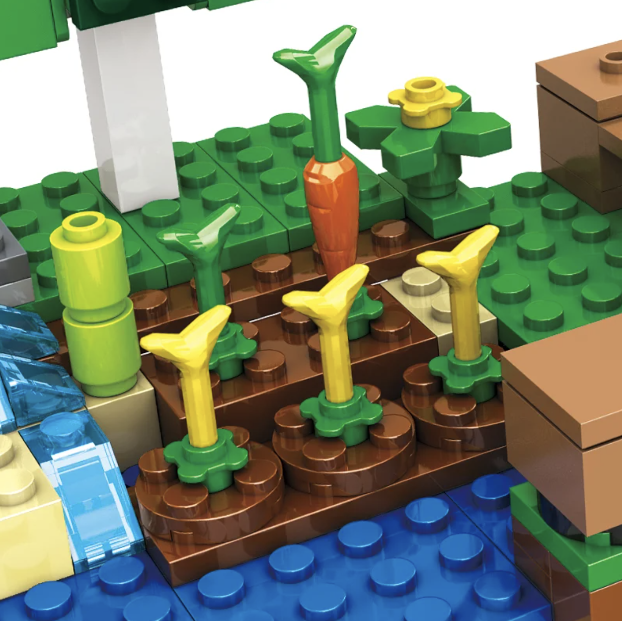 Конструктор My World Ферма 199 деталей (SJ8804) - фото 5 Конструктор My World Ферма 199 деталей (SJ8804) - фото 5