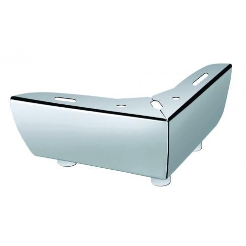 Меблева ніжка кутова Sigma L-115 55 мм Хром (111068)