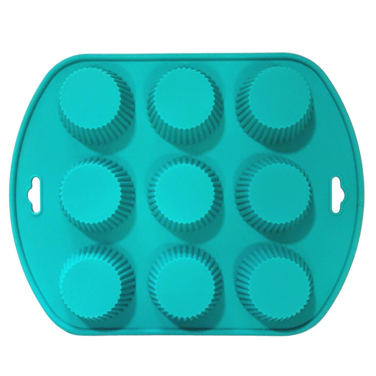 Силиконовая форма MagicKitchen № 728 для кексов и маффинов 9в1 (204904)