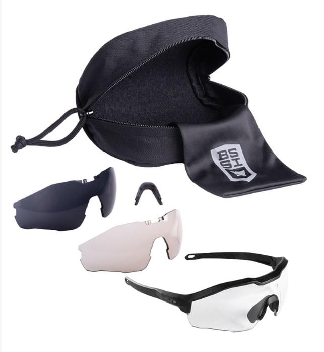 Очки защитные Bolle BSSI Safeti MY6 с двумя сменными линзами Black (15651840)