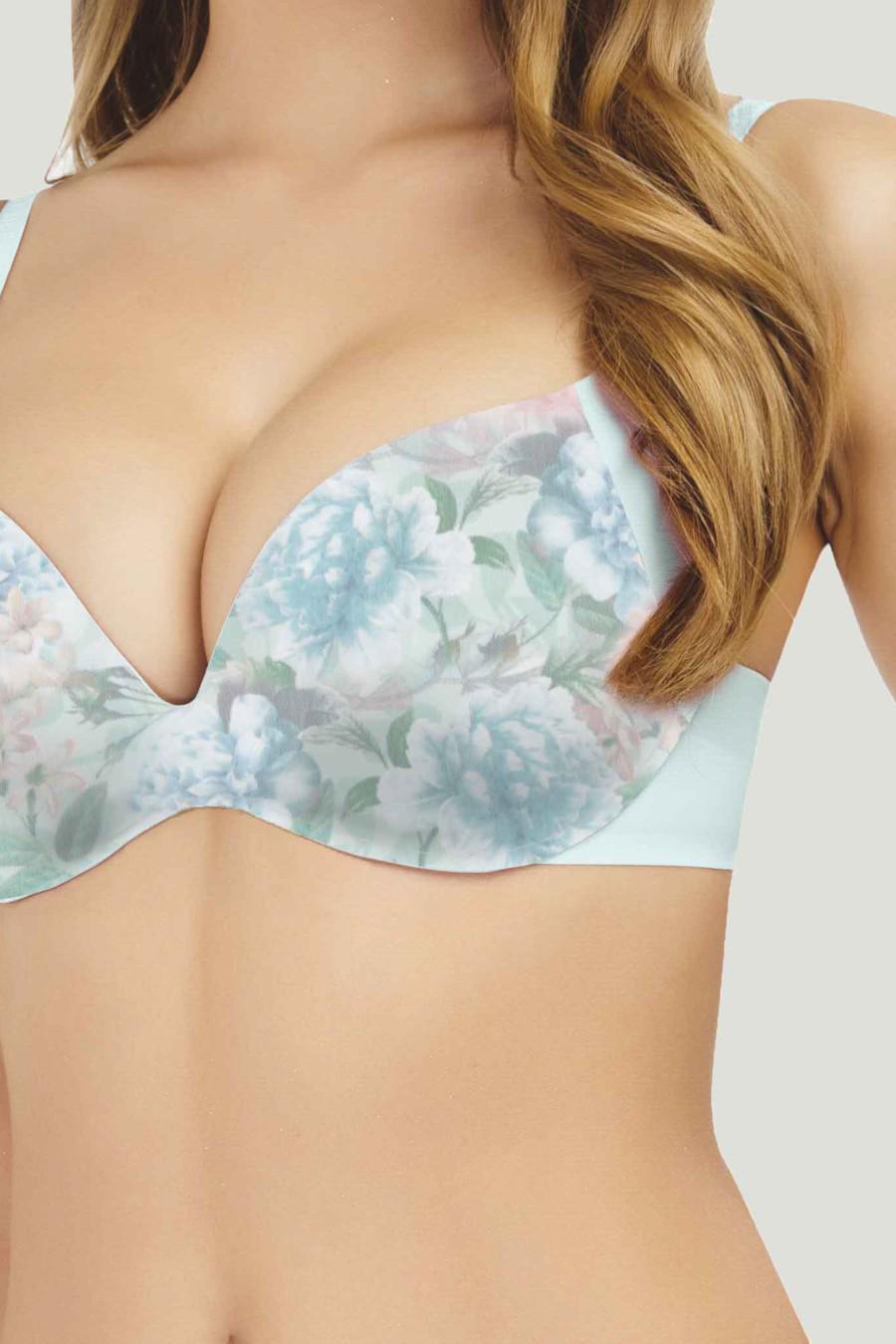 Бюстгальтер push-up Marc&Andre 70D Ментоловый (65455) - фото 3
