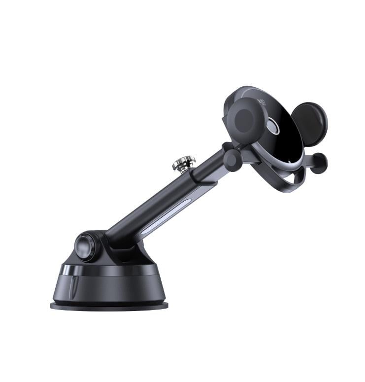 Автодержатель для телефона зажим XP218 телескоп ножка Black (455924)