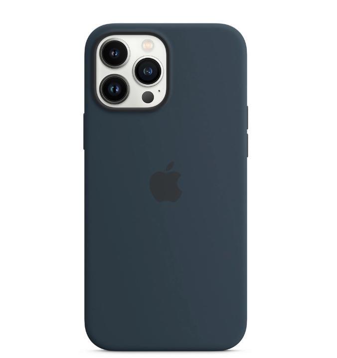 Чехол Silicone Case with MagSafe & SplashScreen iPhone 13 Pro Max Midnight