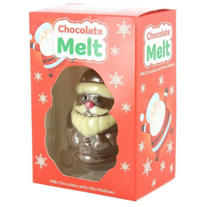 Шоколадна бомба Chocolate Melt Санта Клаус з маршмеллоу 38 г (2054296474)