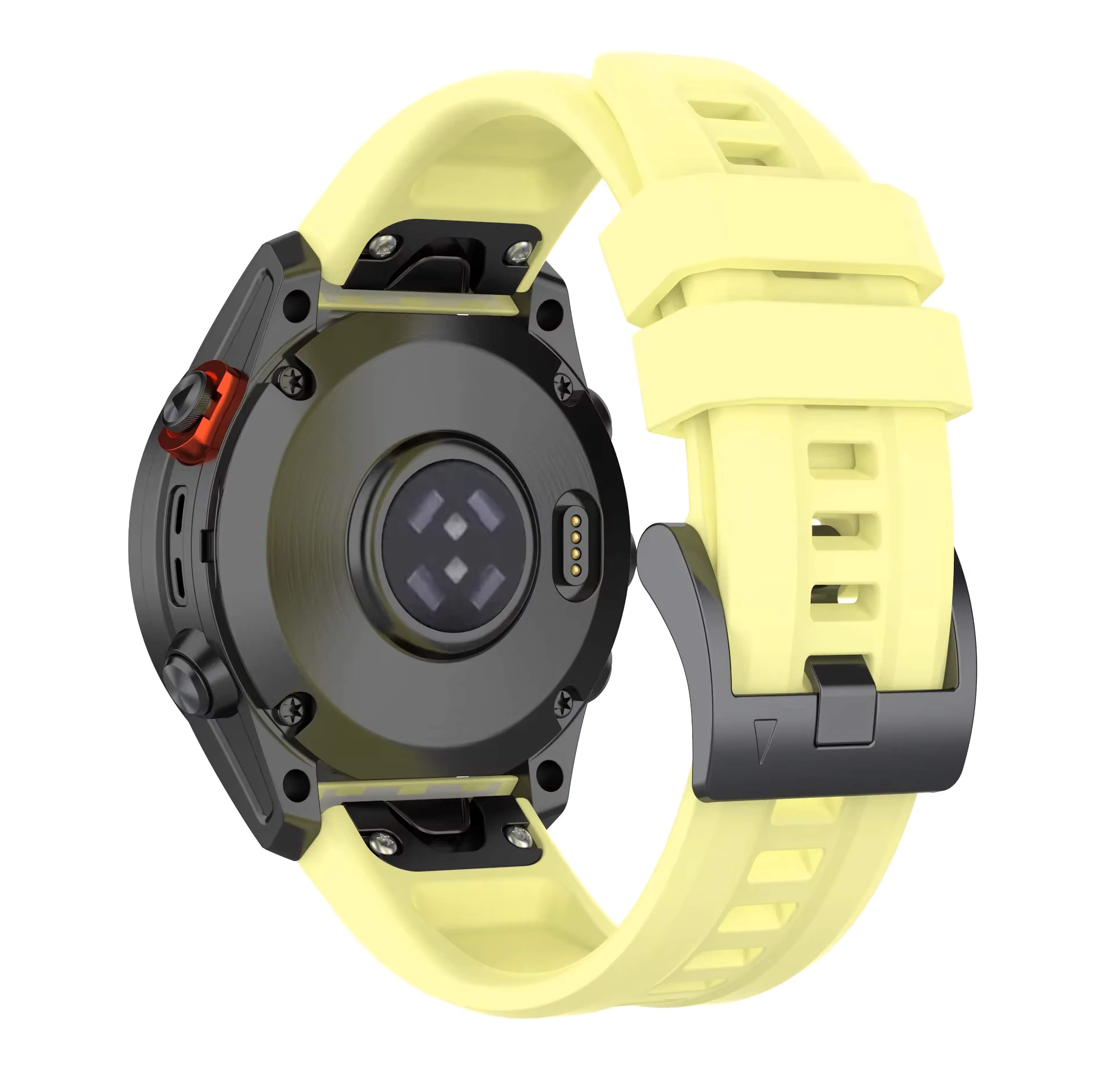 Ремешок силиконовый Garmin QuickFit 20 мм для Fenix 8 43 мм 7S/6S/5S Yellow