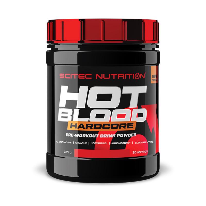 Передтренувальний комплекс Scitec Nutrition Hot Blood Hardcore orange juice 375 г (00000034730)