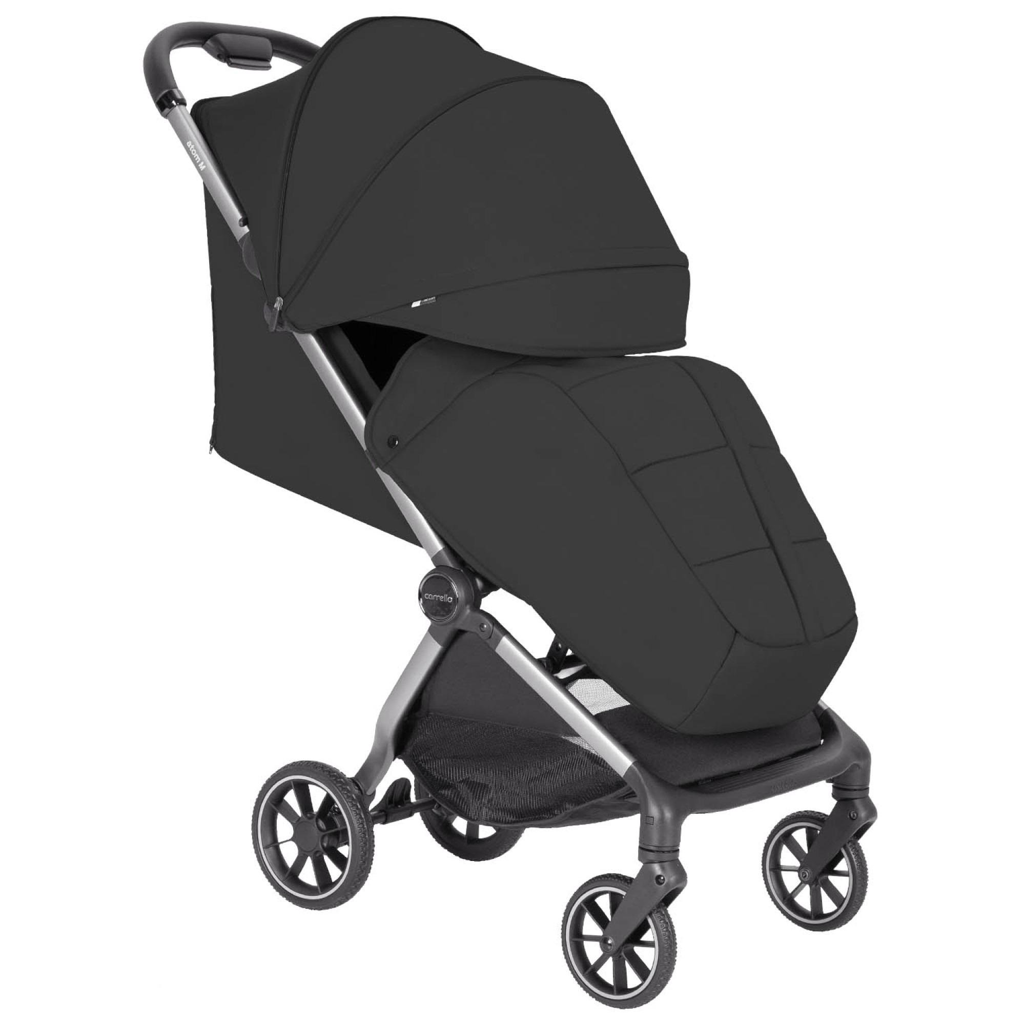 Коляска-книжка прогулочная Carrello Atom M Diamond Black (CRL-5527) - фото 3 Коляска-книжка прогулочная Carrello Atom M Diamond Black (CRL-5527) - фото 3