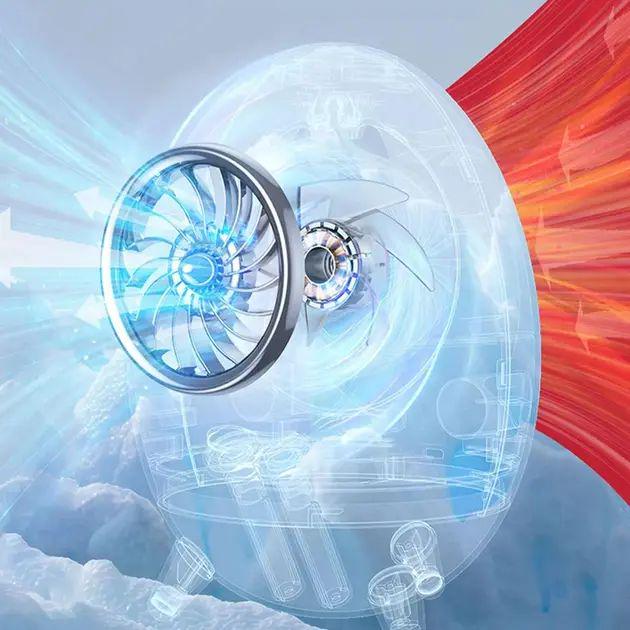 Вентилятор-нічник Air Cooler 657 USB з водяним охолодженням 2000 мАг (opt-103930) - фото 6