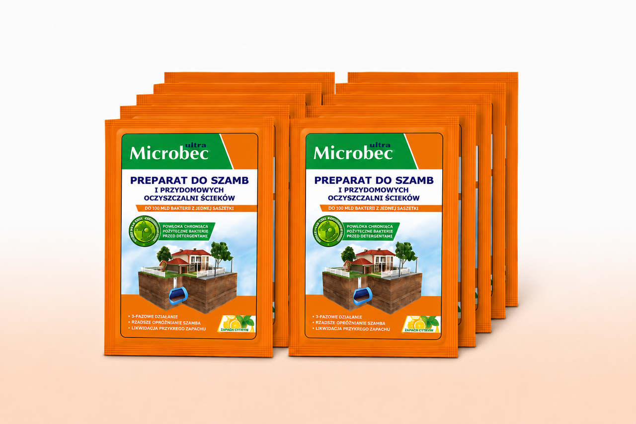 Средство для выгребных ям и септиков Microbec ultra 10 шт. 25 г Средство для выгребных ям и септиков Microbec ultra 10 шт. 25 г