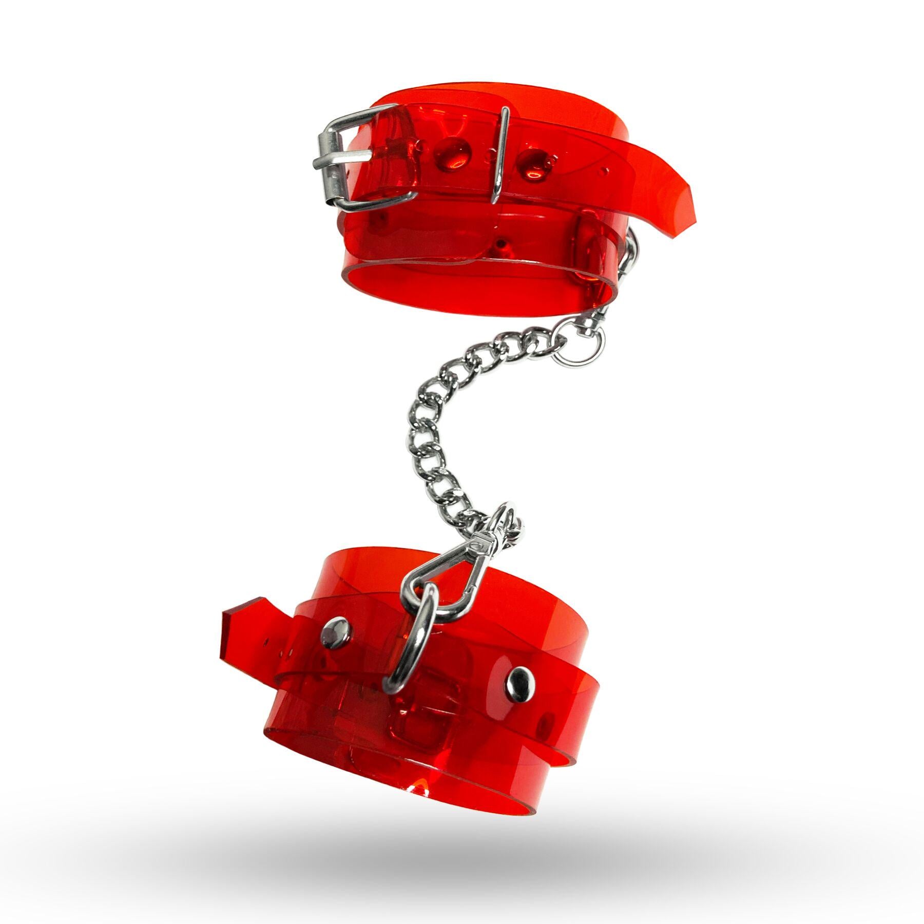 Наручники Feral Feelings Hand Restraints Red Trasparent
