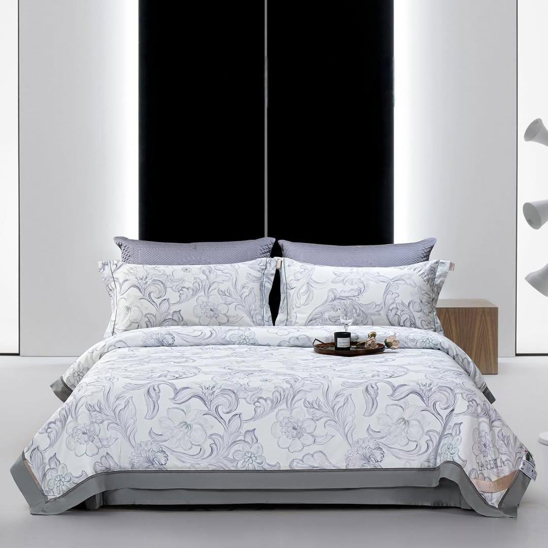 Комплект постельного белья с одеялом сатин семейный (70134)