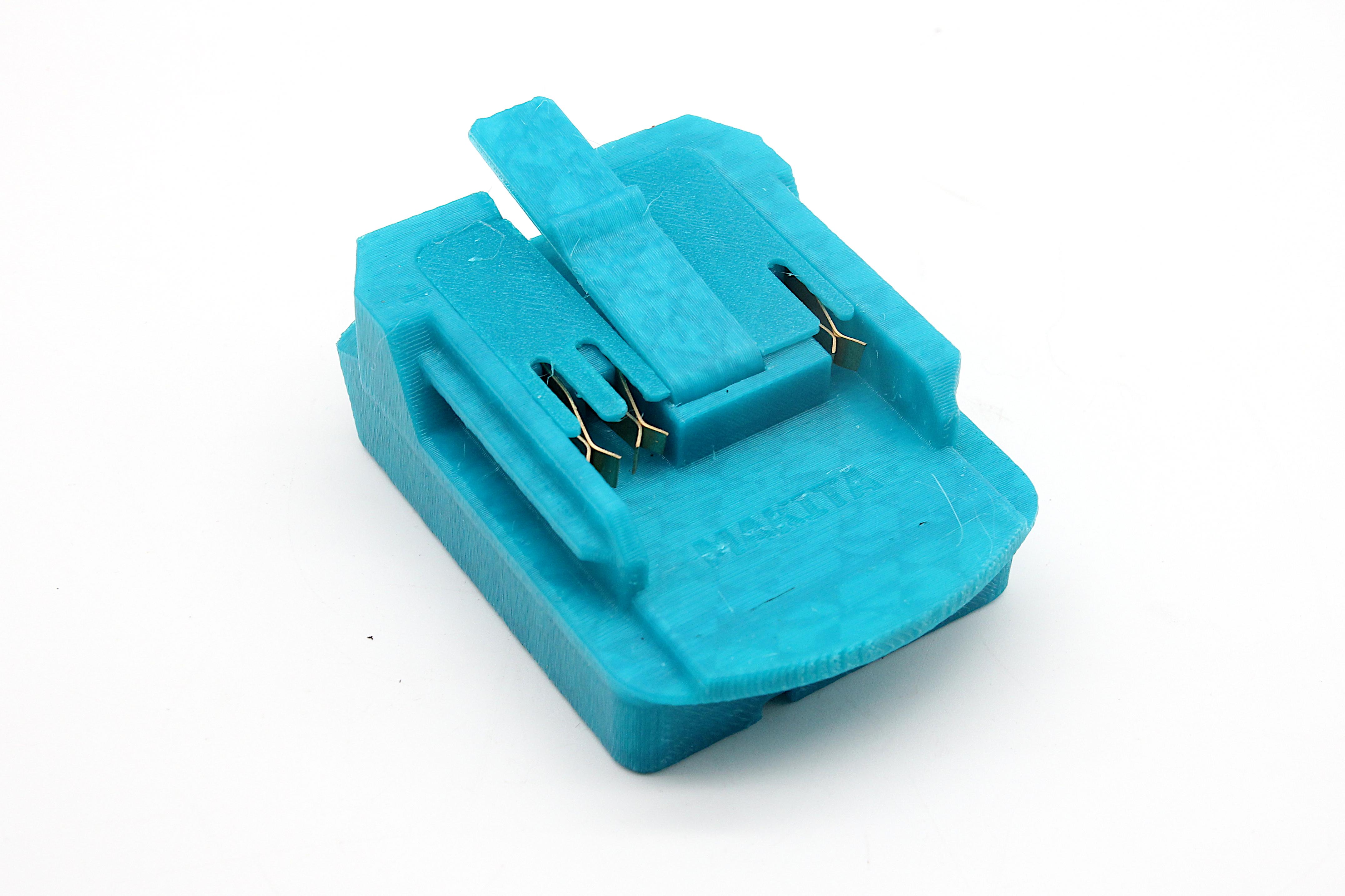 Переходник из аккумулятора Milwaukee на инструмент Makita/Procraft/Profitec/Texas/Stromo (mil-mak)