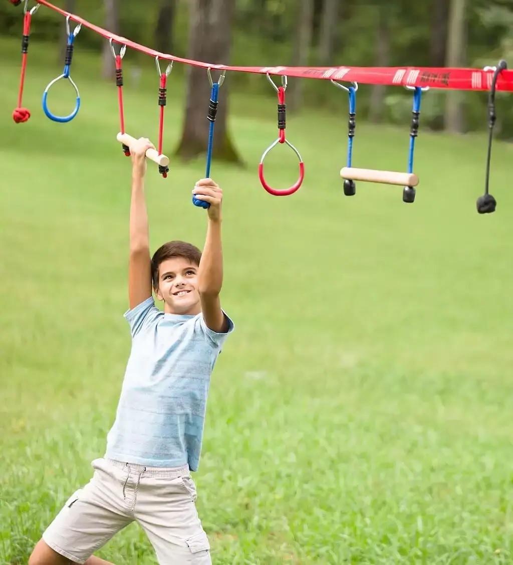 Полоса препятствий для детской площадки WCG Ninja Line (W-820-1) - фото 4 Полоса препятствий для детской площадки WCG Ninja Line (W-820-1) - фото 4