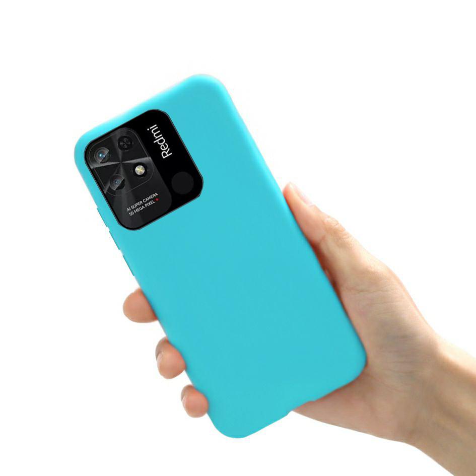 Чехол Candy Silicone для Xiaomi Redmi 9C / Redmi 10A Бирюзовый (086208) - фото 1