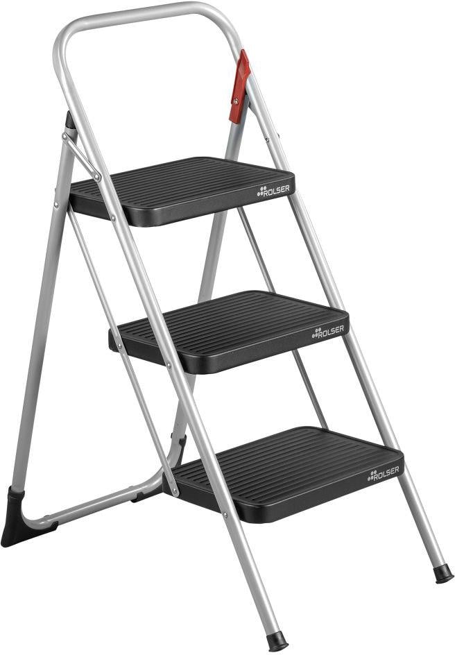 Лестница Rolser Taburete M/11 UNE 3 ступени Antracita Лестница Rolser Taburete M/11 UNE 3 ступени Antracita