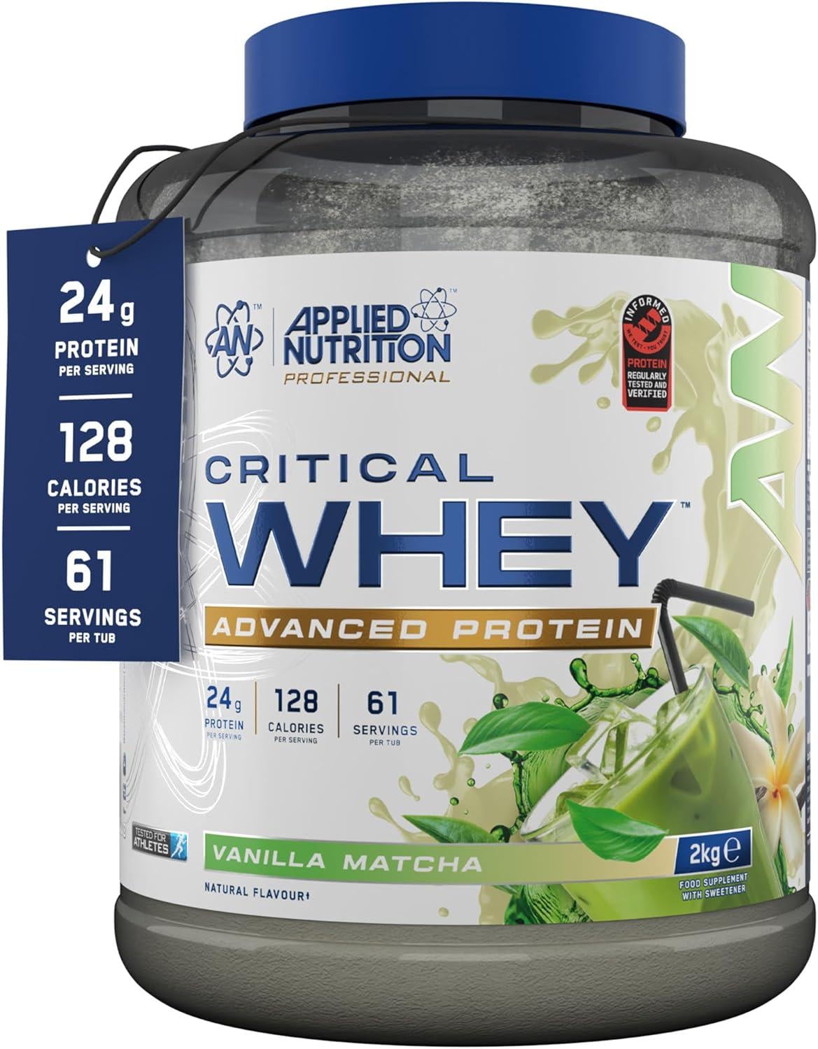 Протеин Applied Nutrition Critical Whey 2000 г Vanilla Matcha Протеин Applied Nutrition Critical Whey 2000 г Vanilla Matcha