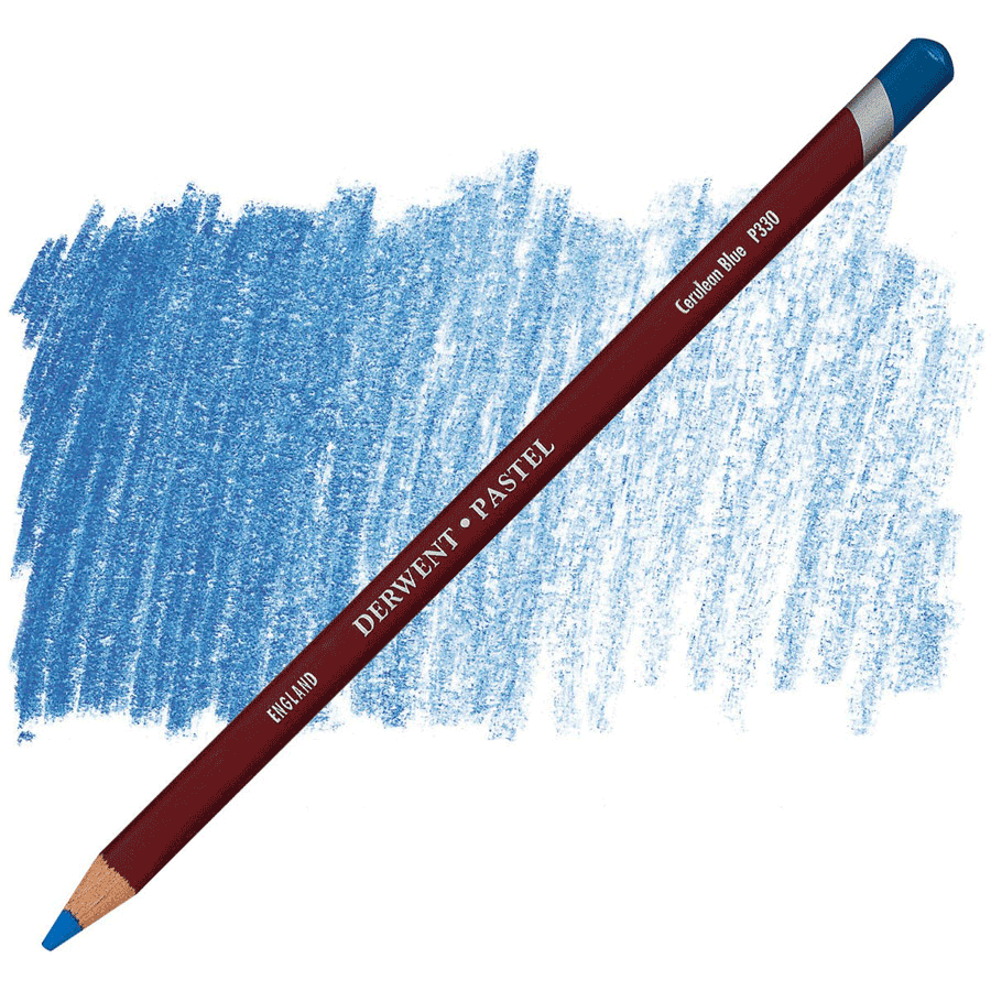 Олівець пастельний Derwent Pastel P330 2300262 6 шт. Лазурний блакитний (5028252124133) - фото 1