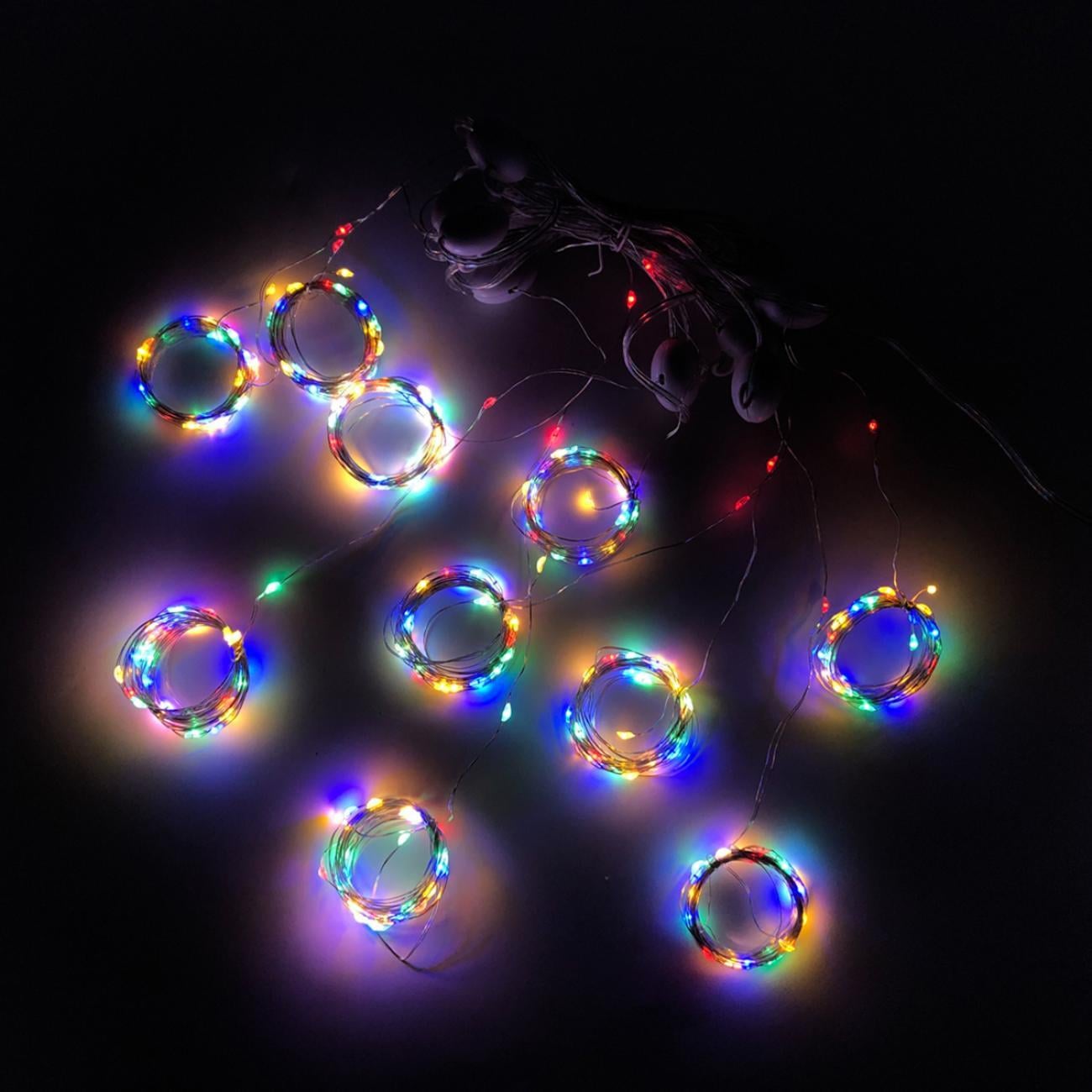 Гирлянда светодиодная Novogod'ko Штора на медной проволоке 280 LED 3x2,8 м Разноцветный (0974224)