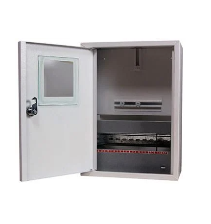 Корпус под 1-ф счетчик E.NEXT e.mbox.stand.n.f1.12.ze 12 модулей навесной с замком металлический 355х260х105 мм (s0100067)