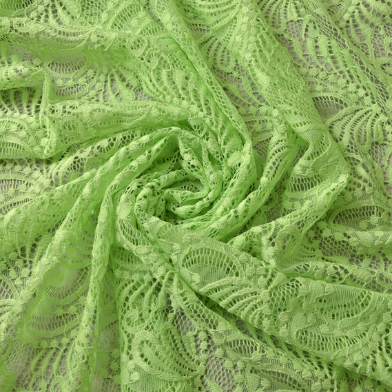 Ткань гипюр IDEIA Бьянка 1,45 м Перо салат (2200004107431)