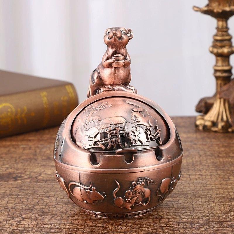 Пепельница металлическая Крыса Бронзовый (Арт1133) Пепельница металлическая Крыса Бронзовый (Арт1133)