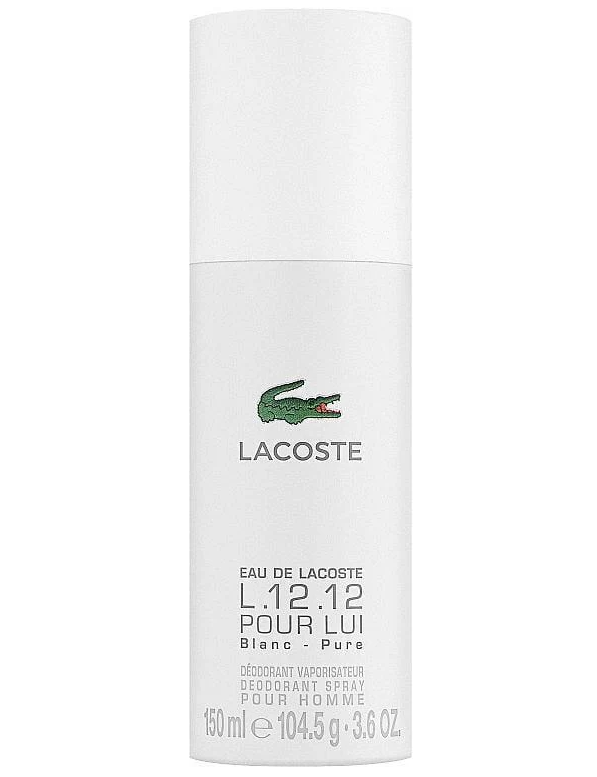 Дезодорант спрей для мужчин Lacoste L.12.12 Blanc 150 мл (383336)