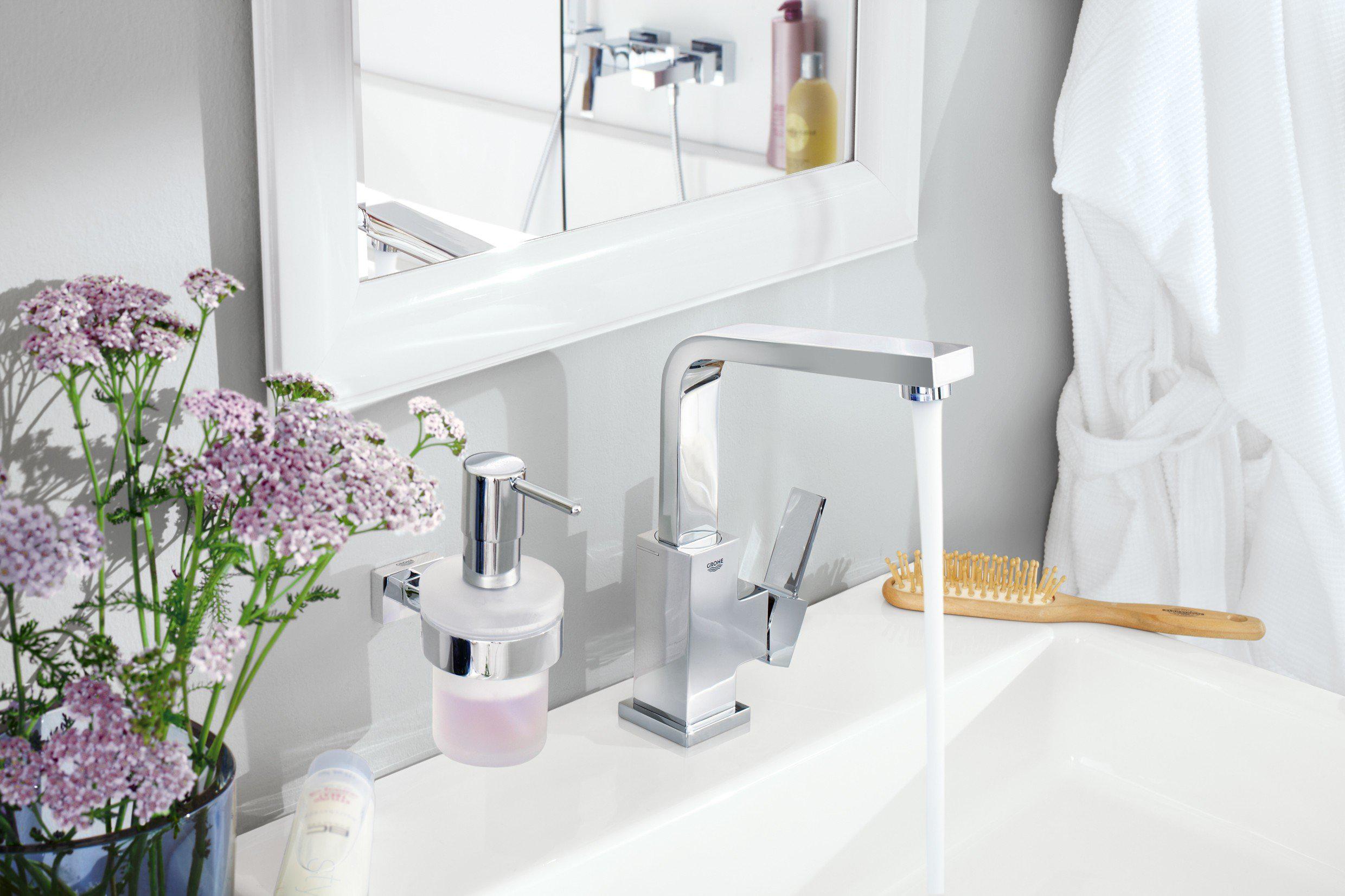 Дозатор для рідкого мила Grohe Essentials Cube 40756001 настінний 160 мл Хром (111220) - фото 4