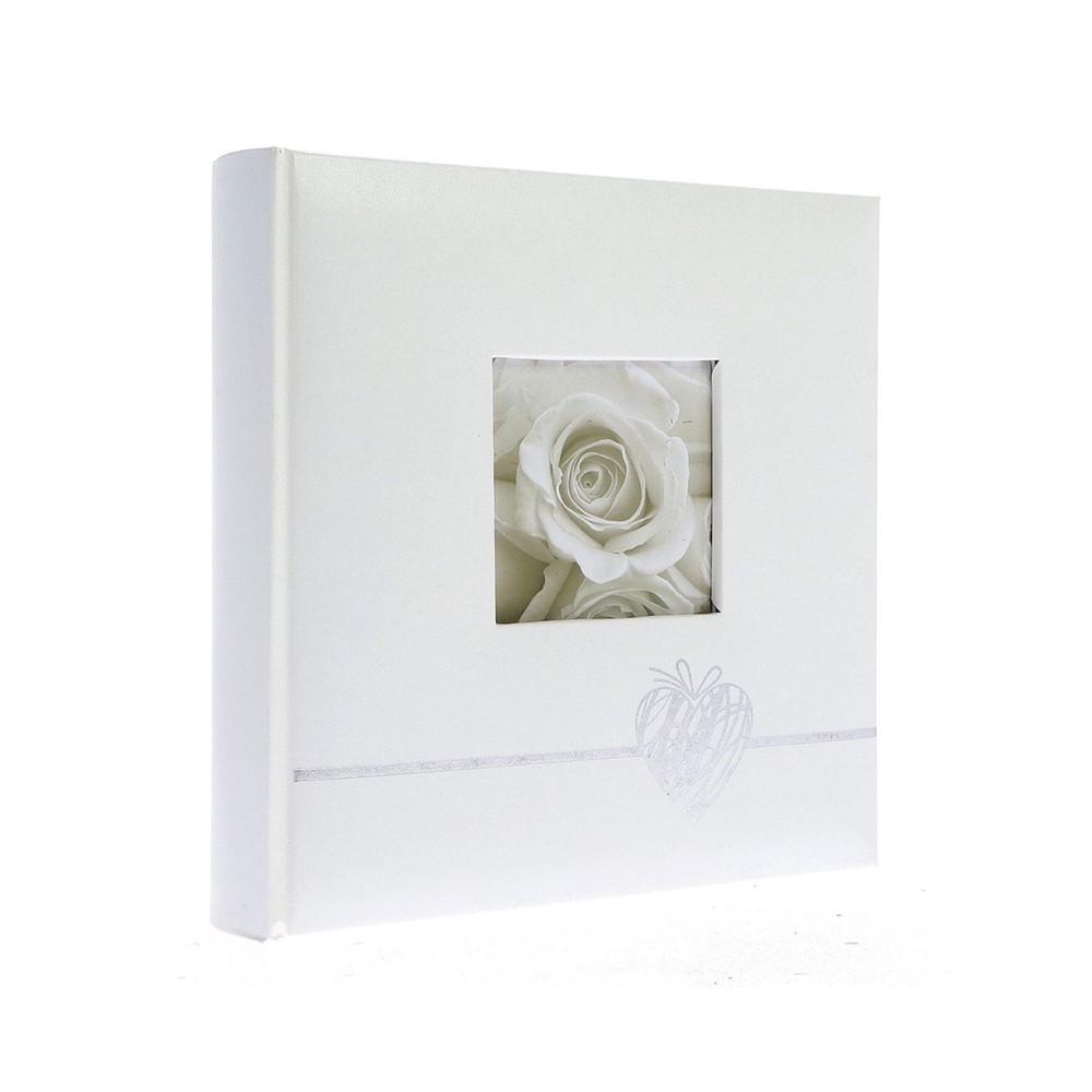Фотоальбом Gedeon Heart на 200 фото 10x15 см Silver (15173942)