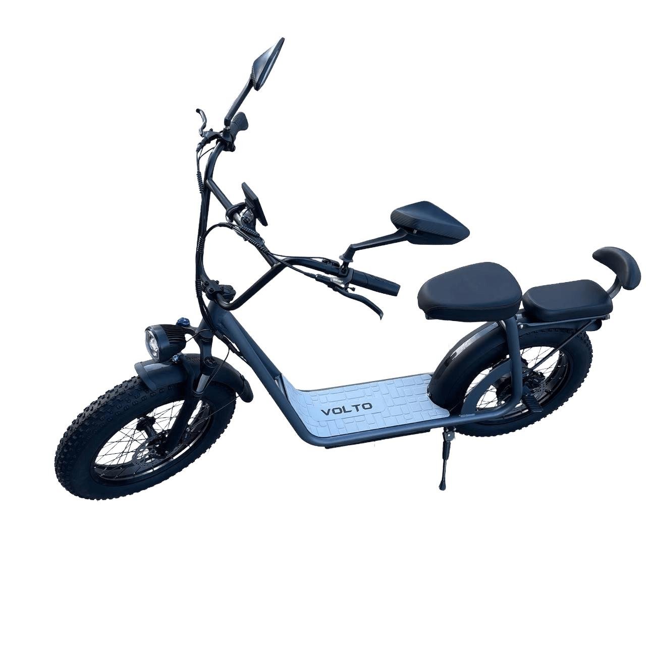 Фетбайк двухместный VOLTO Cruise 20 1000W 20Ah 48 V NFC Серый