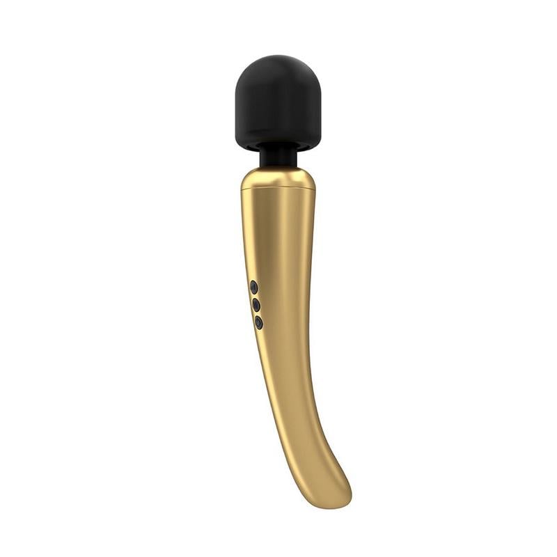 Вибромассажер Dorcel Megawand Gold 29,5 см Золотистый (13387)