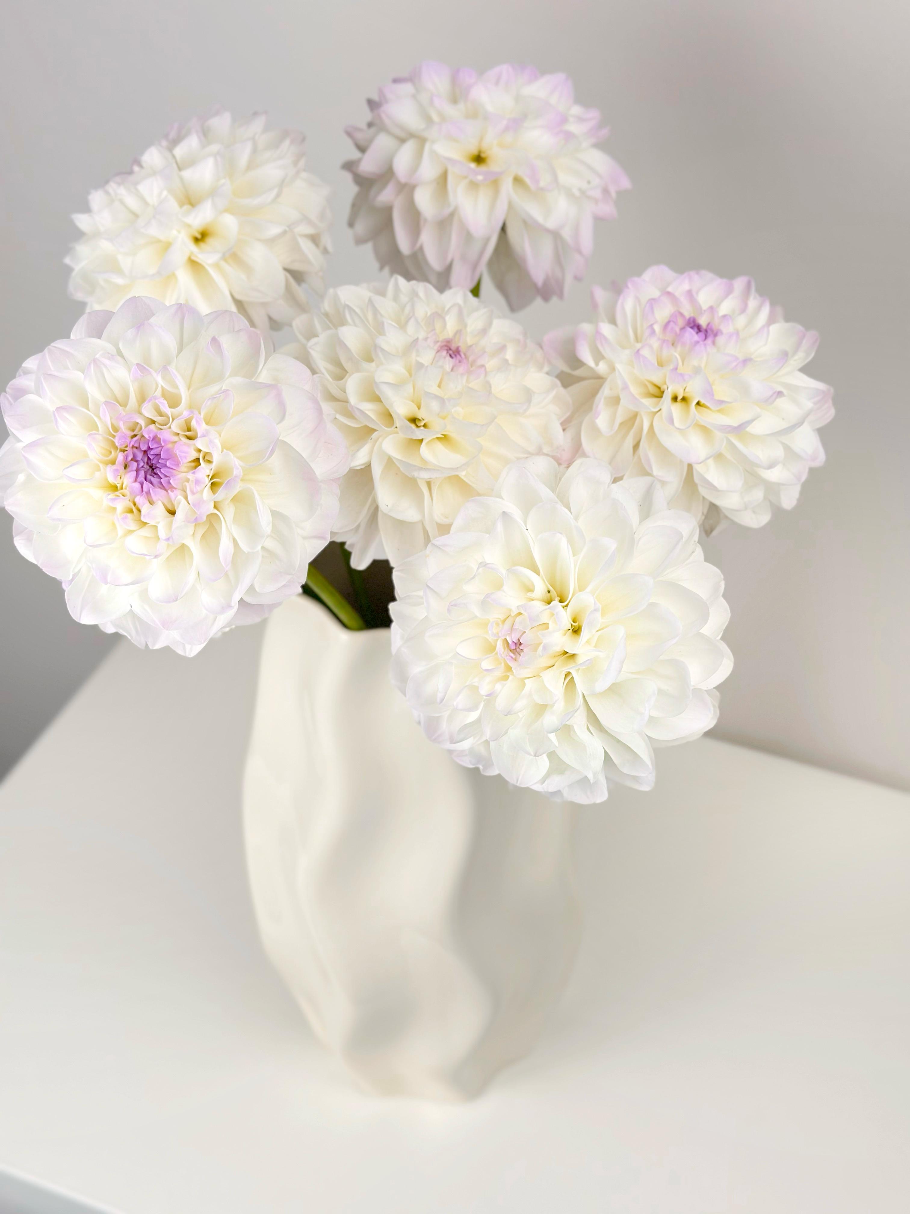 Ваза для цветов и декора глиняная керамическая Волна 30 см Бежевый (4001-9) - фото 8