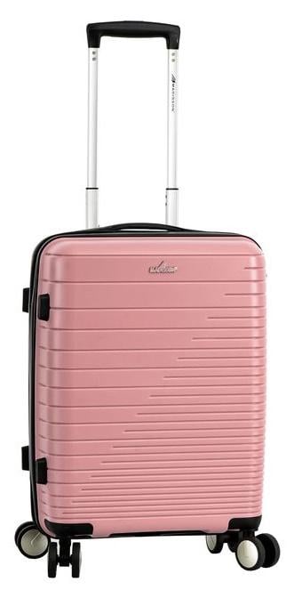 Чемодан дорожный L Madisson Snowball 33703 101 л полипропилен Розовое золото