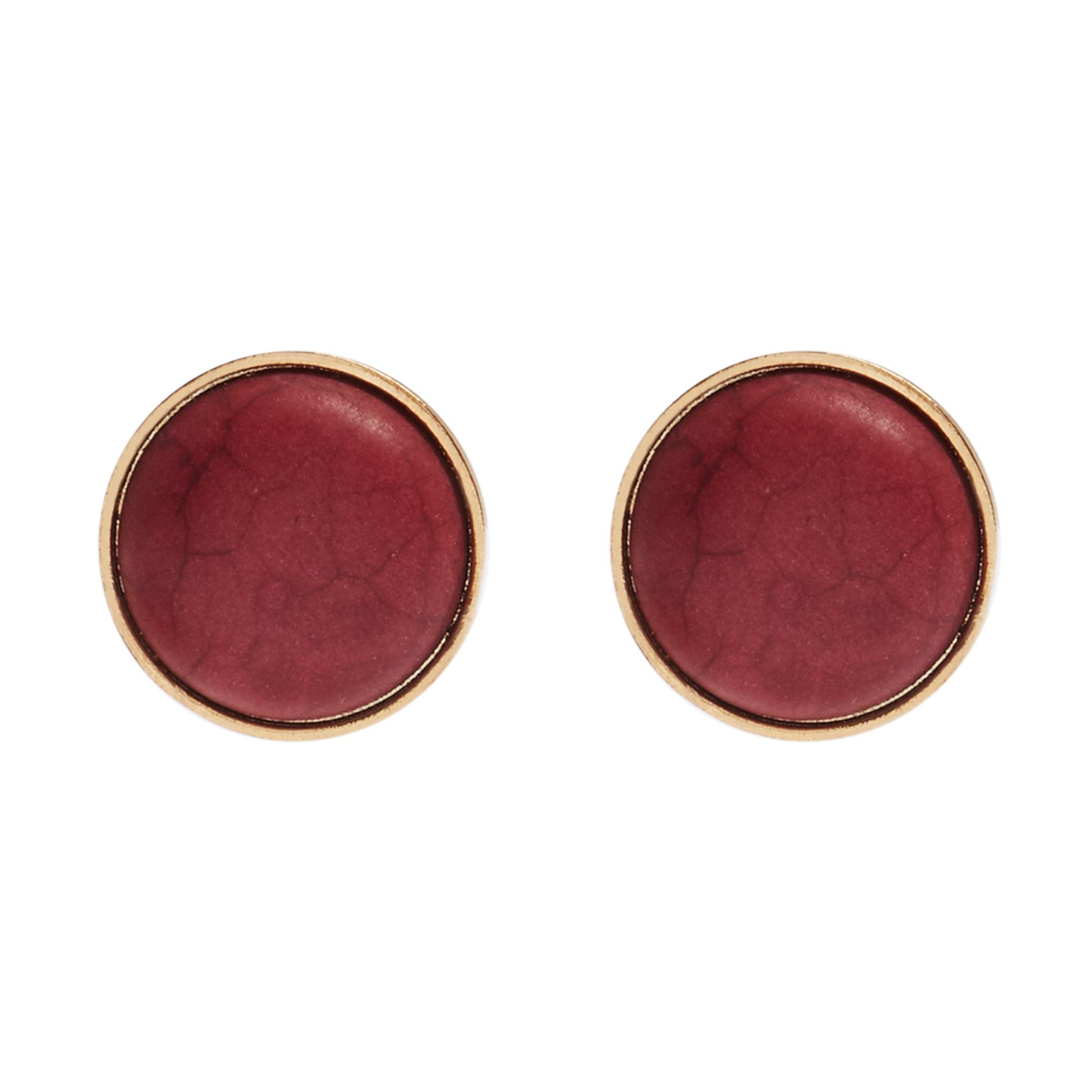 Женские серьги Parfois 167822 ONE Бордовый